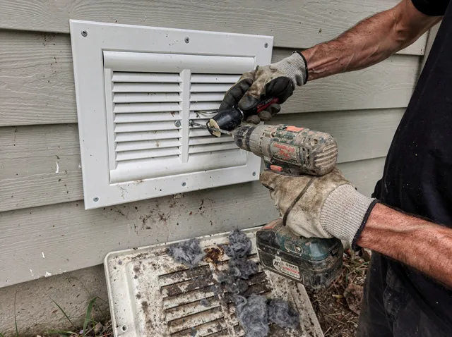 Dryer Vent Cover Replacement in Hudson